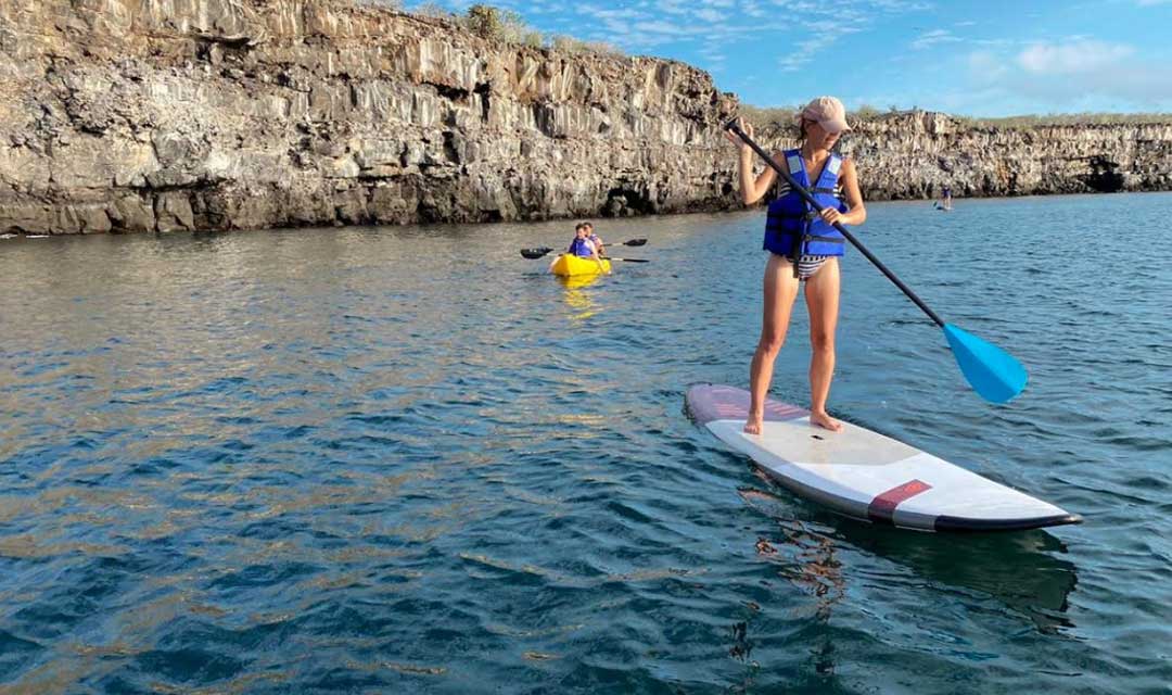 deporte Paddle Board bonita crucero a Galápagos