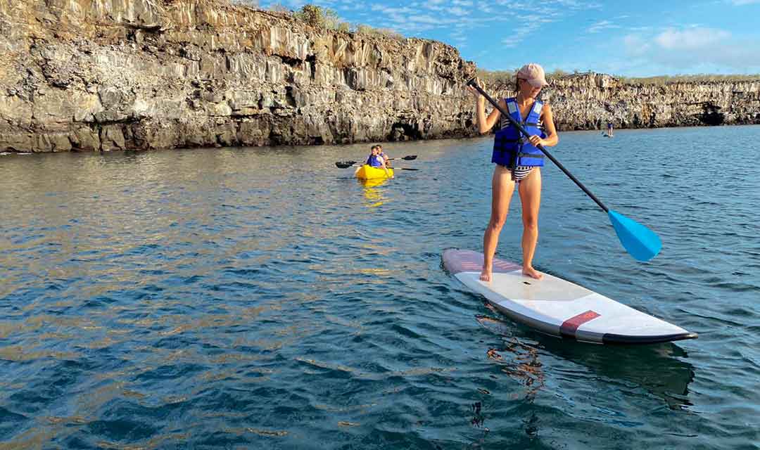 deporte Paddle Board ecogalaxy crucero a Galápagos