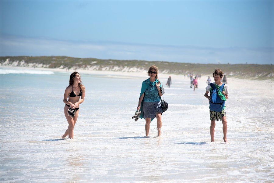 Travelers enjoy the tortuga bay beach_ecuador_and_galapagos_news