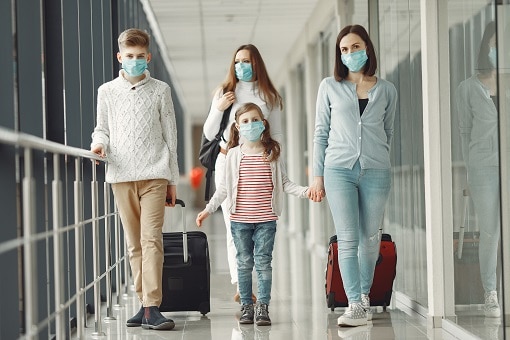 People in airport are wearing masks to protect themselves-ecuador-and-galapagos-news