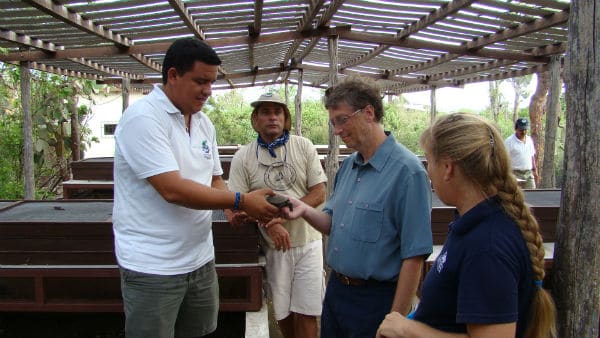 Bill Gates en Galápagos