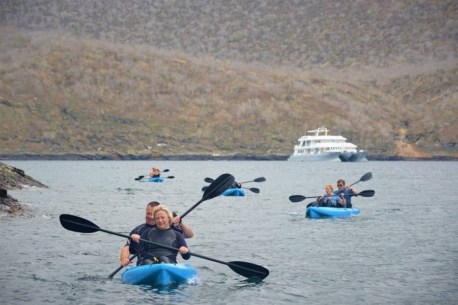 kayak en galápagos
