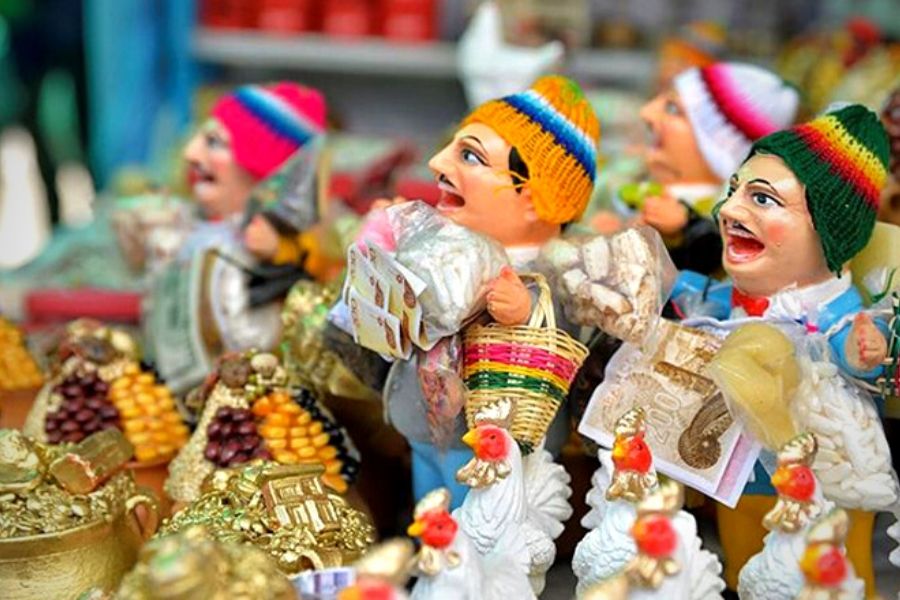 Alasitas fest, a traditional festivity in Bolivia